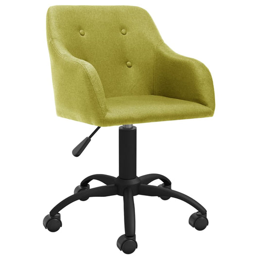 Bürostuhl Drehbar Grün Stoff