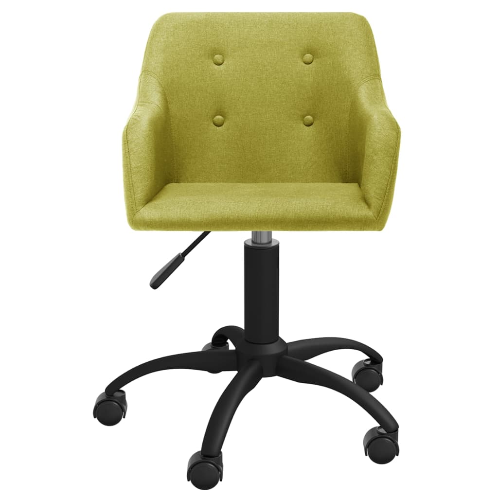 Bürostuhl Drehbar Grün Stoff
