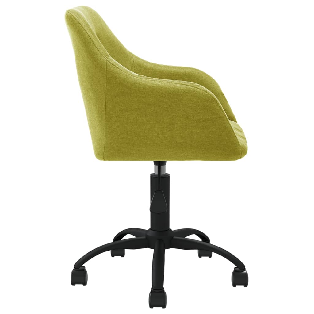 Bürostuhl Drehbar Grün Stoff