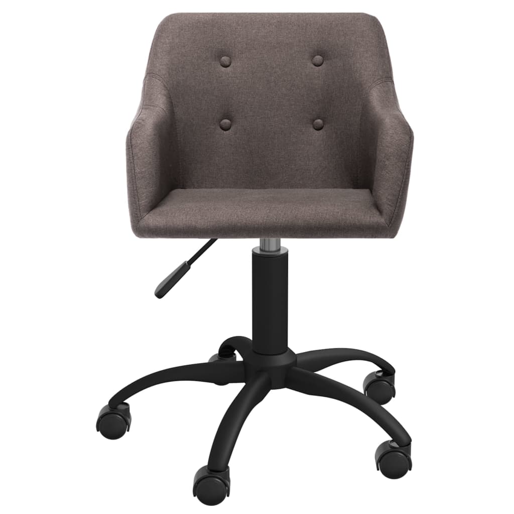 Bürostuhl Drehbar Taupe Stoff