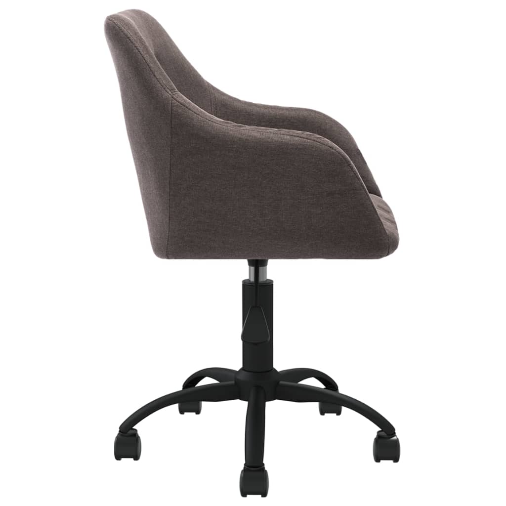 Bürostuhl Drehbar Taupe Stoff
