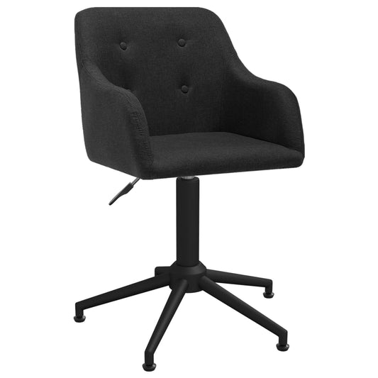 Bürostuhl Drehbar Schwarz Stoff