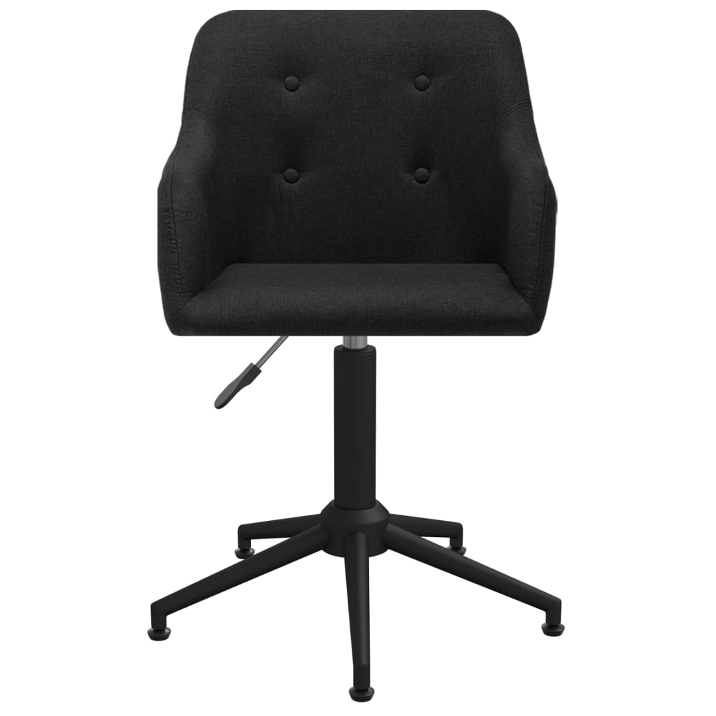 Bürostuhl Drehbar Schwarz Stoff