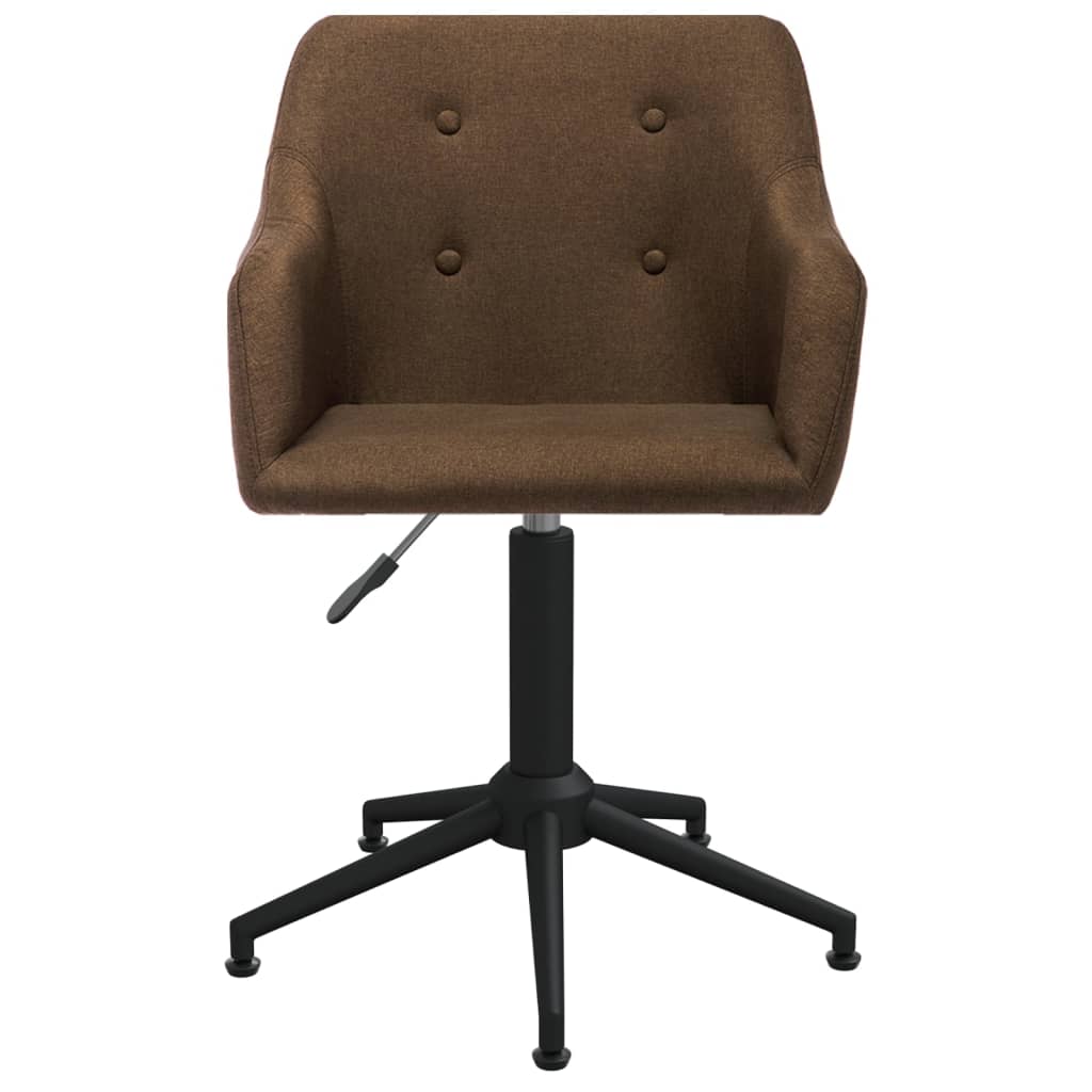 Bürostuhl Drehbar Braun Stoff