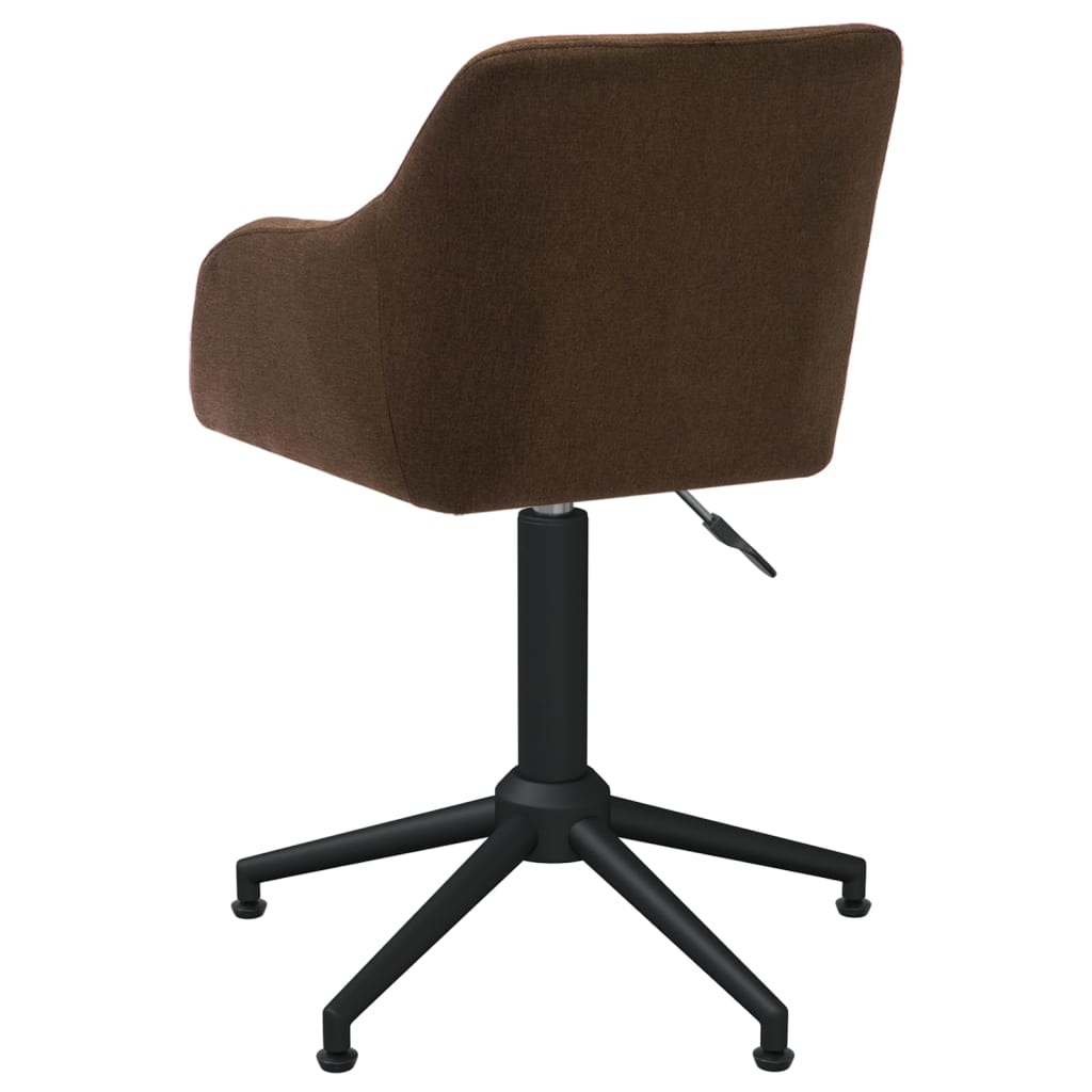 Bürostuhl Drehbar Braun Stoff