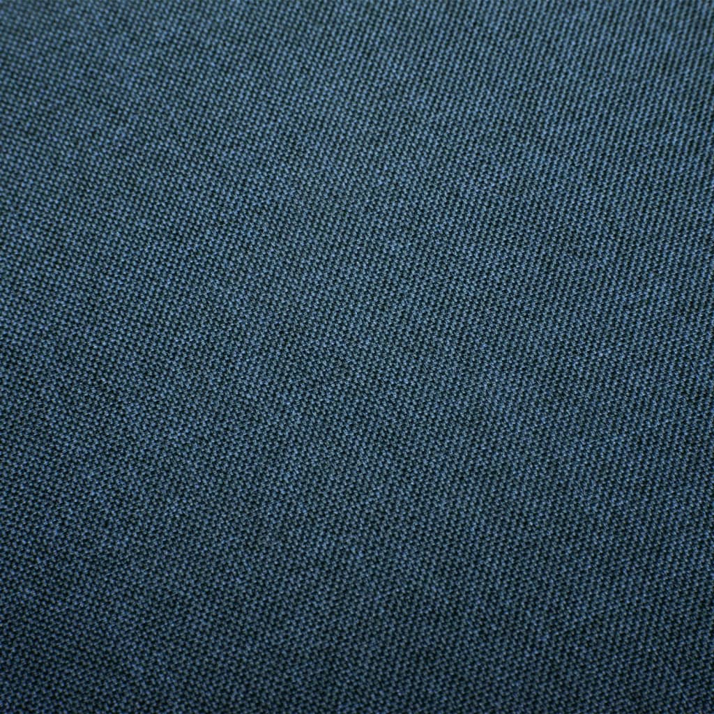 Bürostuhl Drehbar Blau Stoff