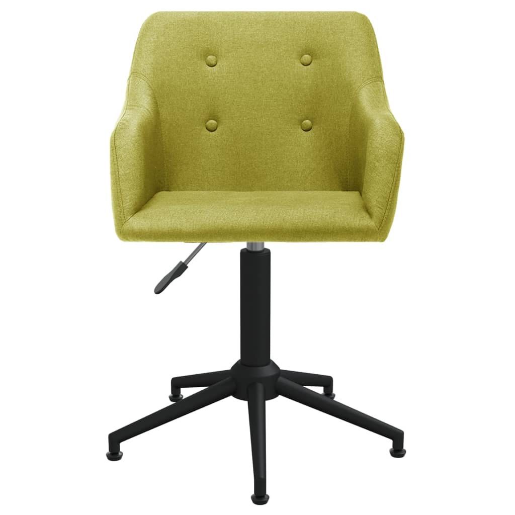 Bürostuhl Drehbar Grün Stoff