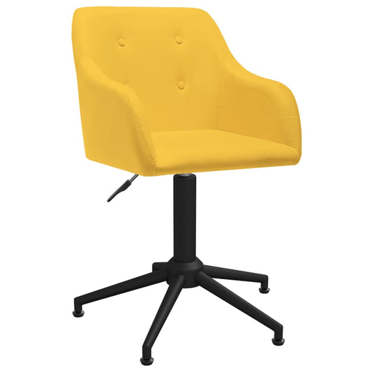 Bürostuhl Drehbar Gelb Stoff