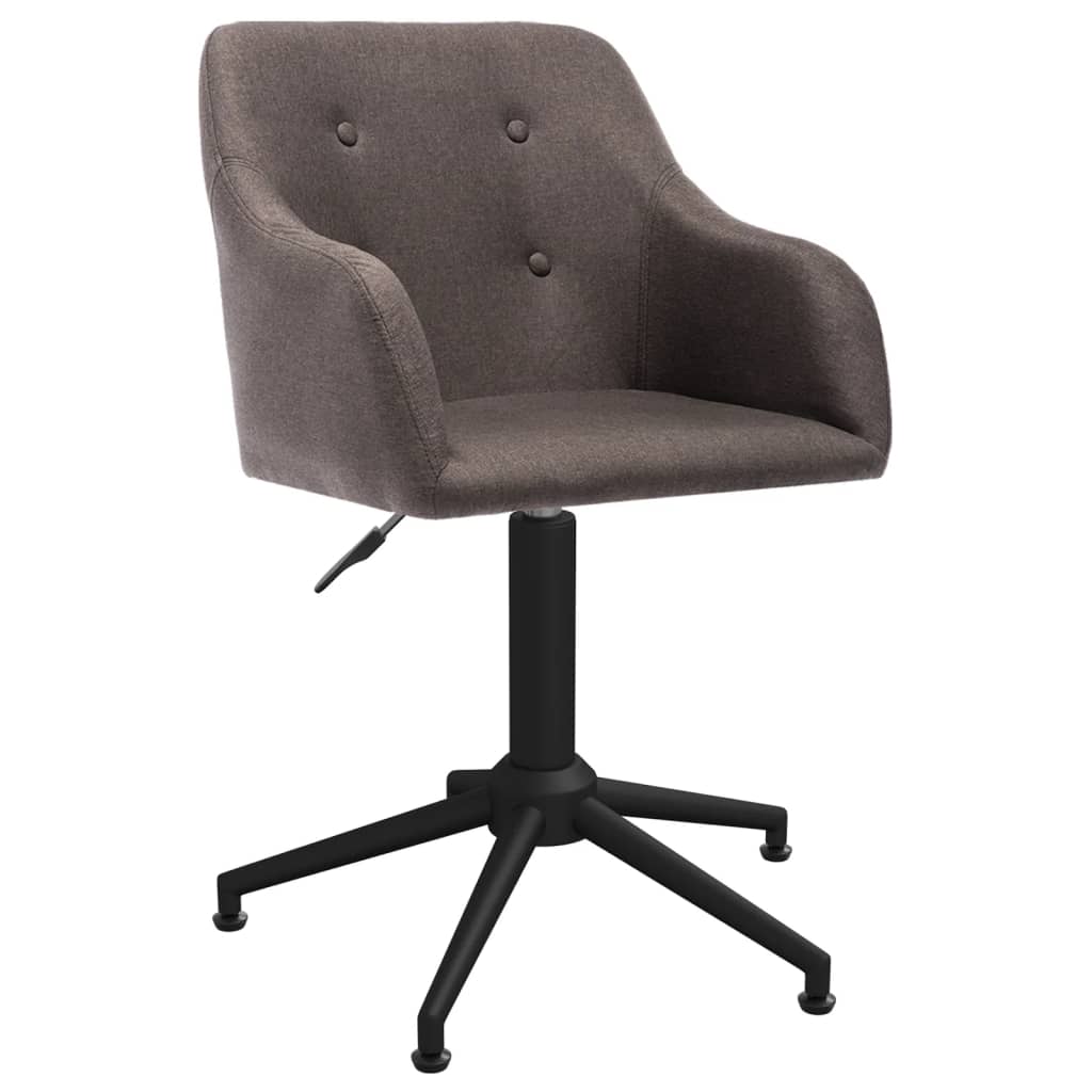 Bürostuhl Drehbar Taupe Stoff