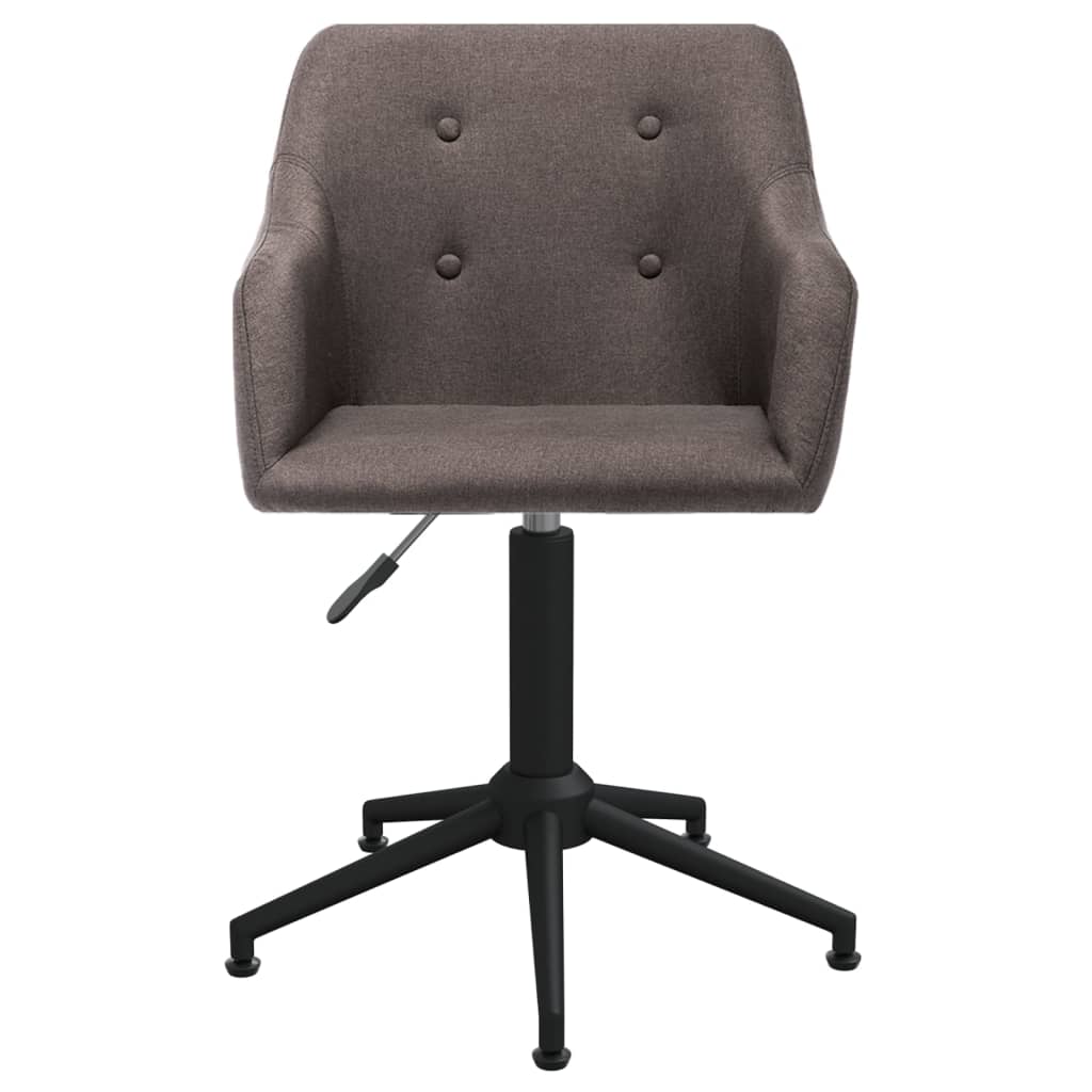 Bürostuhl Drehbar Taupe Stoff