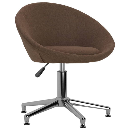 Bürostuhl Drehbar Braun Stoff