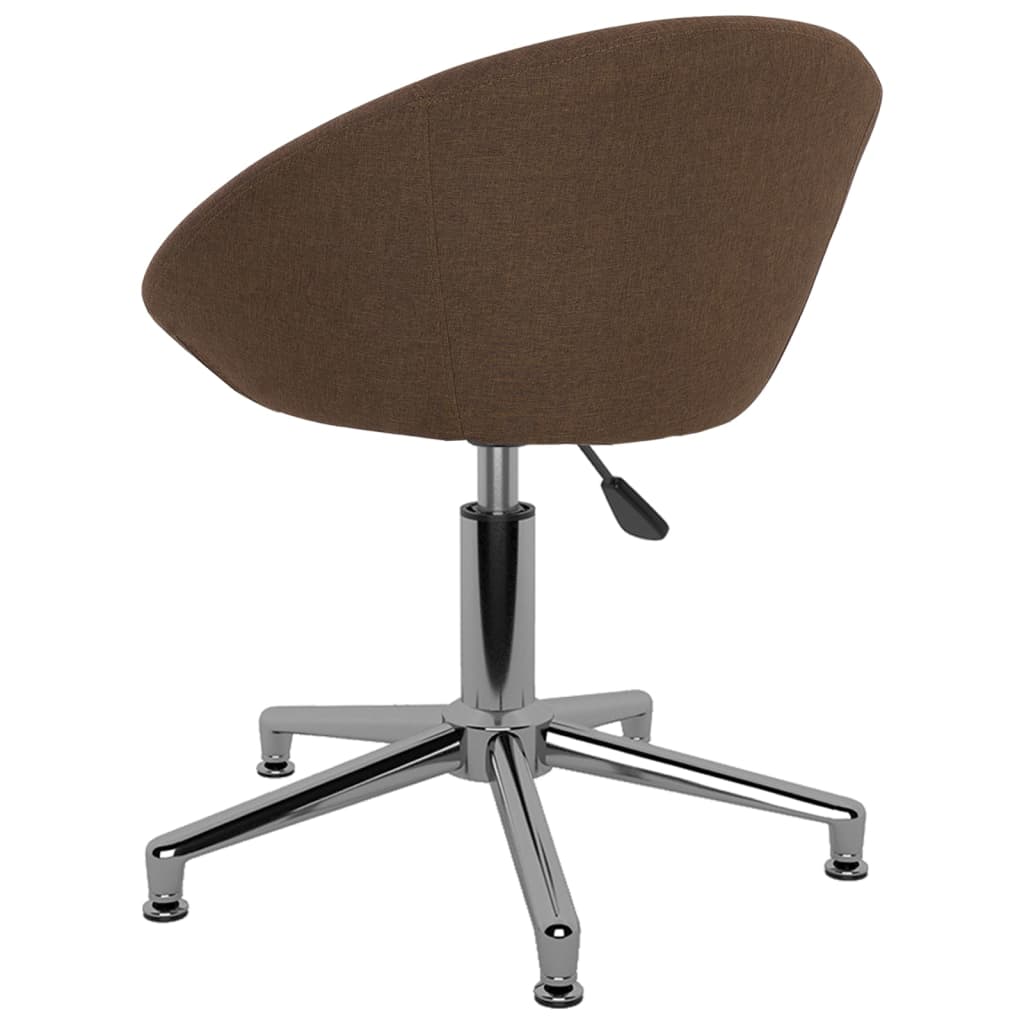 Bürostuhl Drehbar Braun Stoff