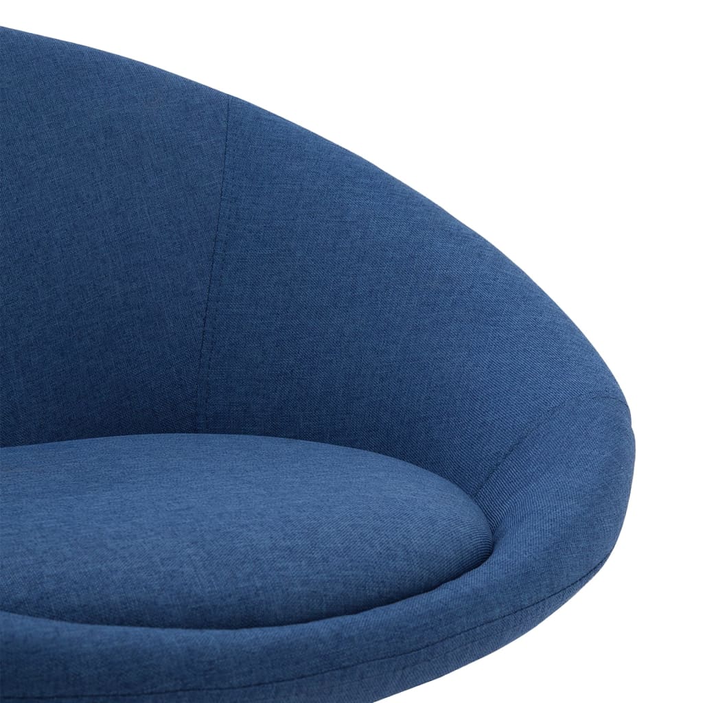 Bürostuhl Drehbar Blau Stoff