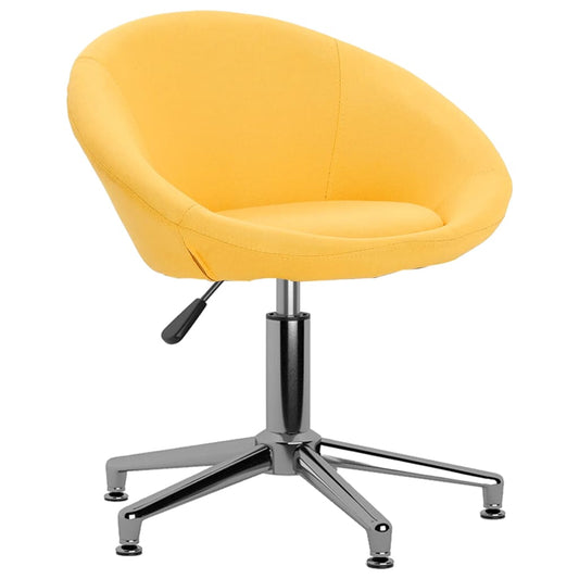 Bürostuhl Drehbar Gelb Stoff