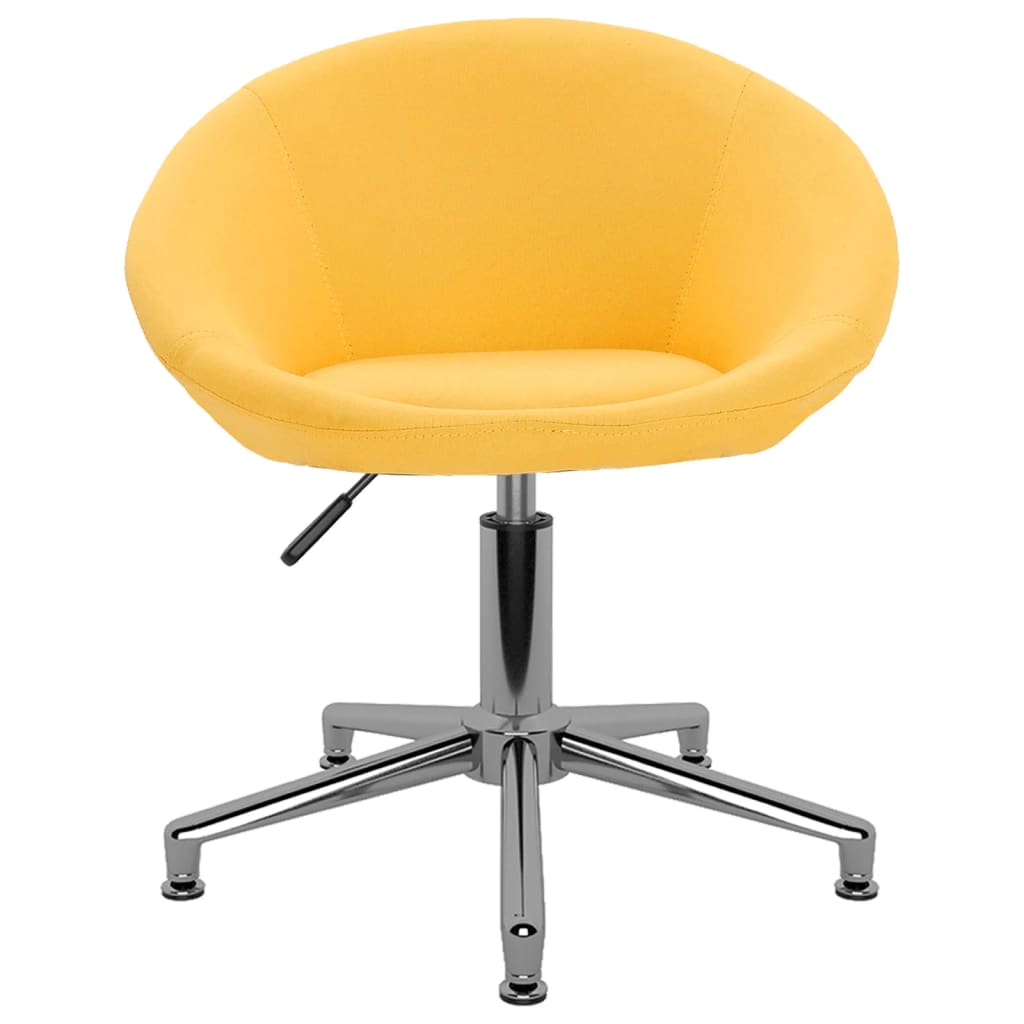 Bürostuhl Drehbar Gelb Stoff