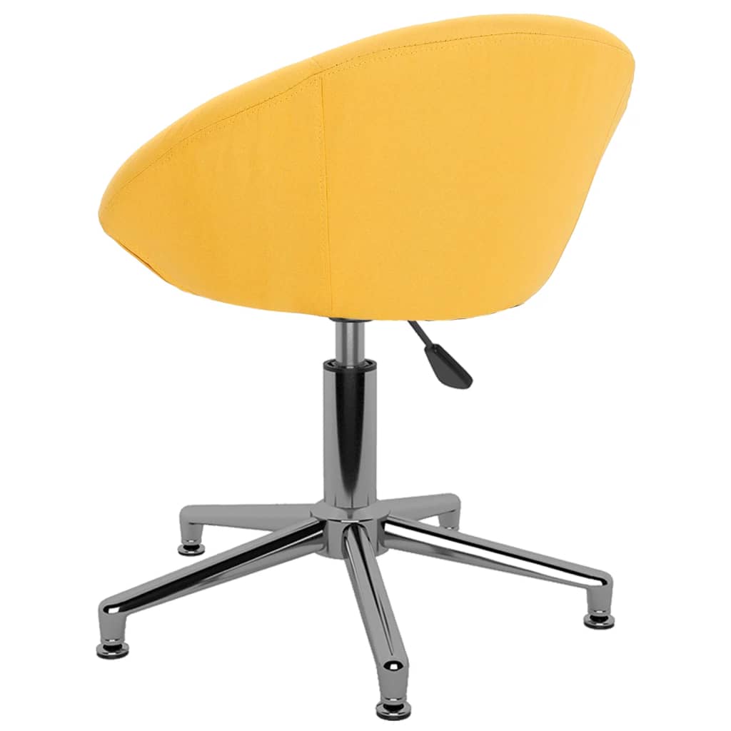Bürostuhl Drehbar Gelb Stoff