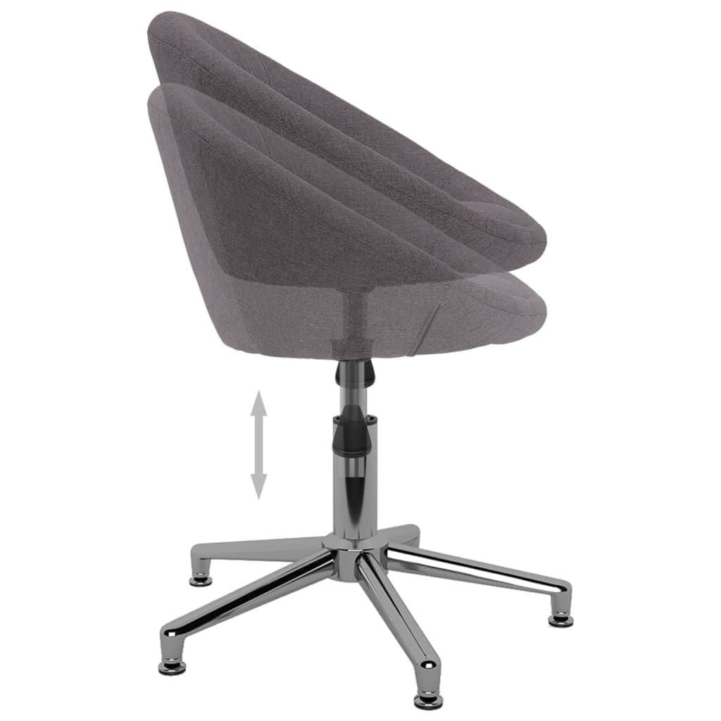 Bürostuhl Drehbar Taupe Stoff