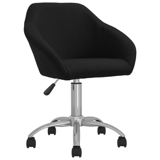 Bürostuhl Drehbar Schwarz Stoff