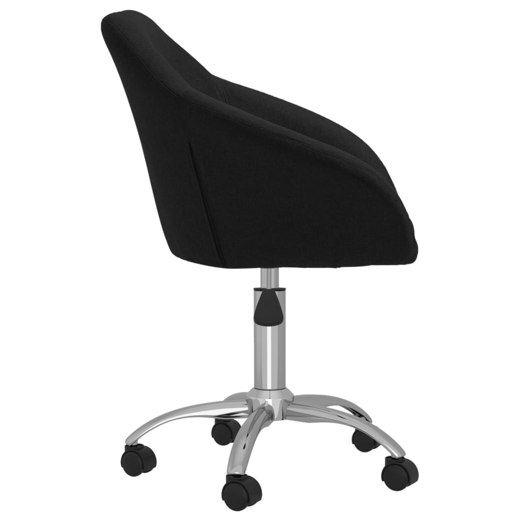Bürostuhl Drehbar Schwarz Stoff