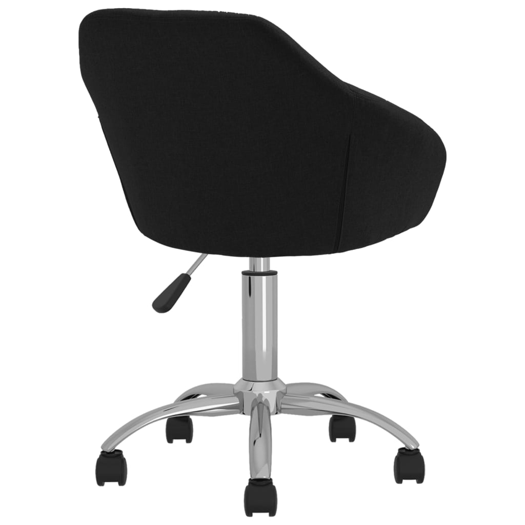 Bürostuhl Drehbar Schwarz Stoff