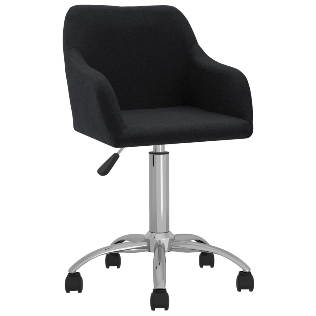 Bürostuhl Drehbar Schwarz Stoff