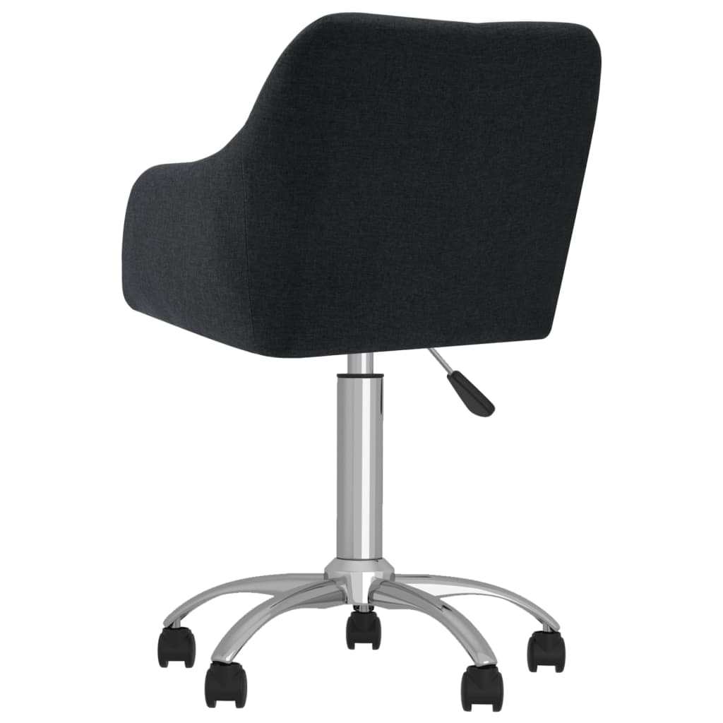 Bürostuhl Drehbar Schwarz Stoff