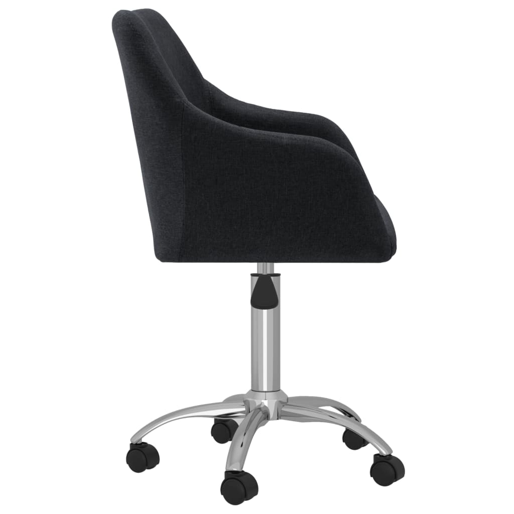 Bürostuhl Drehbar Schwarz Stoff