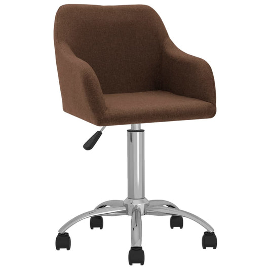 Bürostuhl Drehbar Braun Stoff