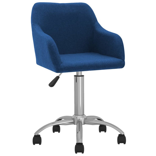 Bürostuhl Drehbar Blau Stoff