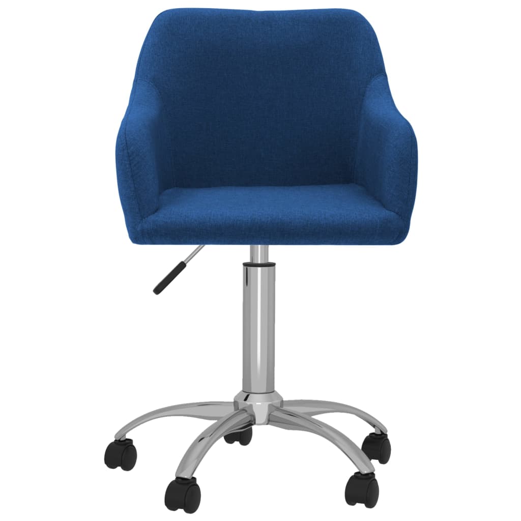 Bürostuhl Drehbar Blau Stoff