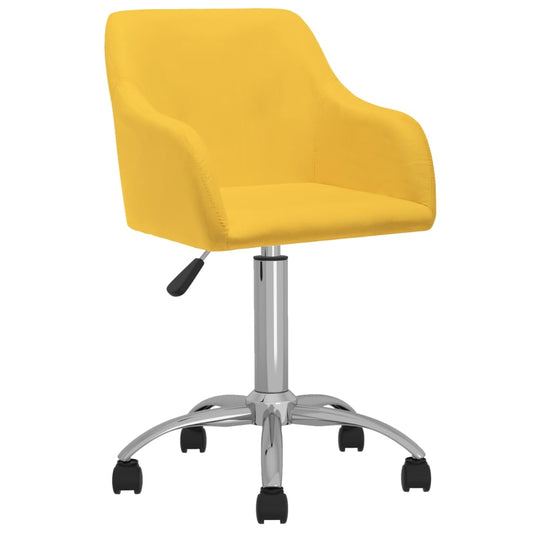 Bürostuhl Drehbar Gelb Stoff