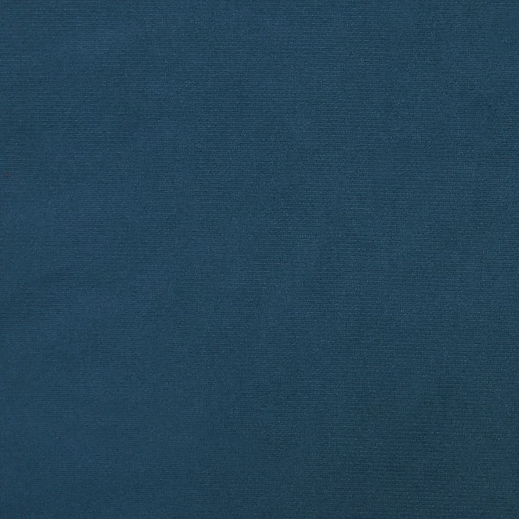 Bürostuhl Drehbar Blau Samt