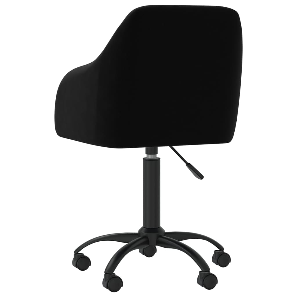 Bürostuhl Drehbar Schwarz Samt