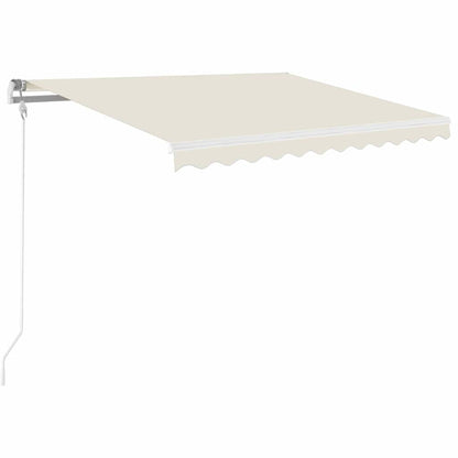 Markise Manuell Einziehbar 350x250 cm Creme
