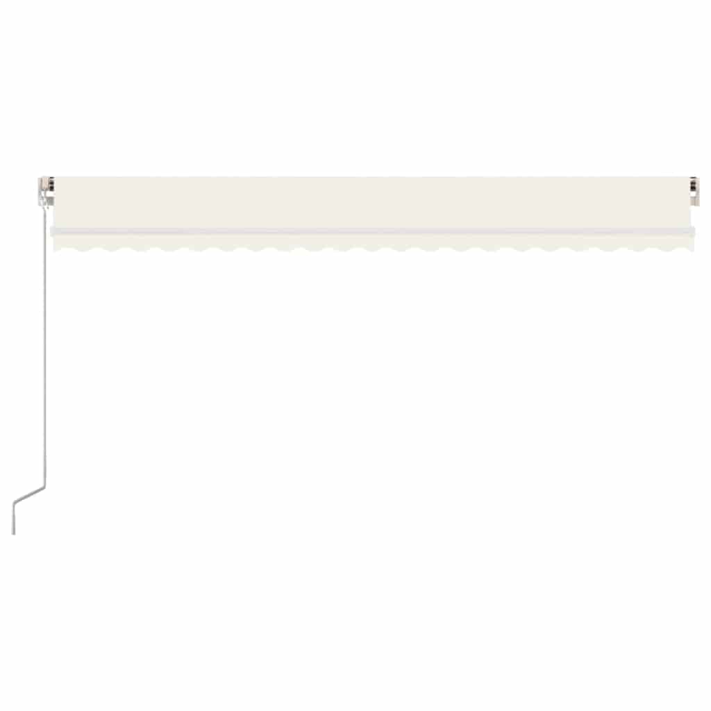 Markise Manuell Einziehbar 500x300 cm Creme