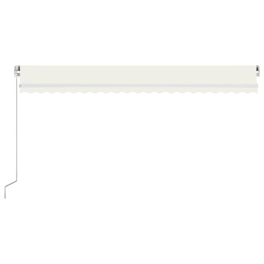 Markise Manuell Einziehbar 500x350 cm Creme