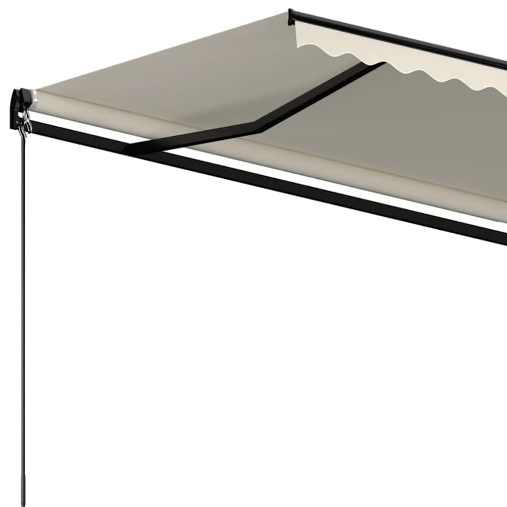 Markise Manuell Einziehbar 350x250 cm Creme