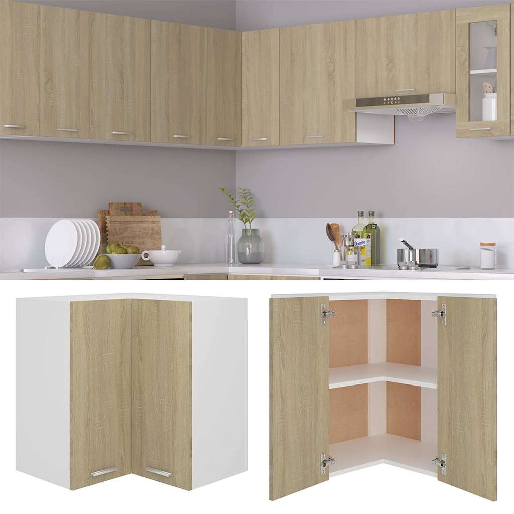 Eckhängeschrank Lyon Sonoma-Eiche 57x57x60 cm Holzwerkstoff