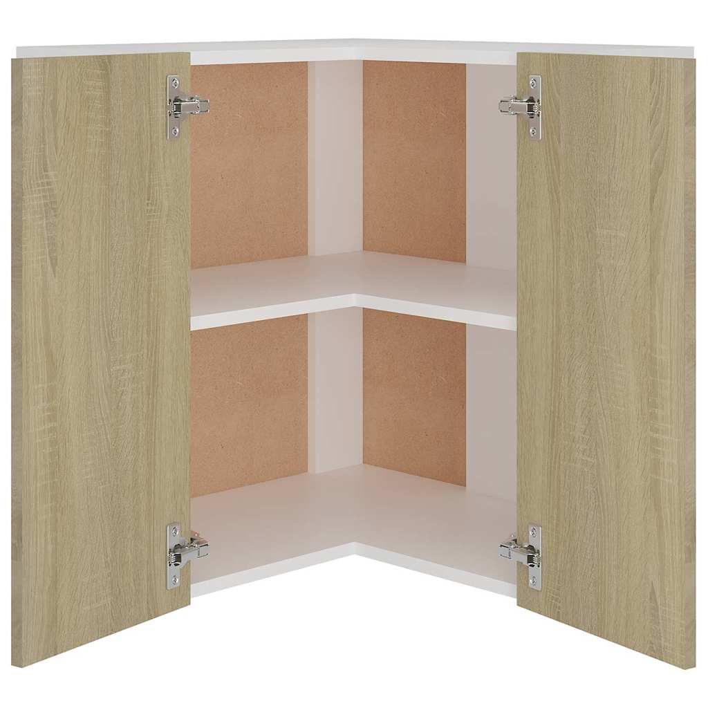 Eckhängeschrank Lyon Sonoma-Eiche 57x57x60 cm Holzwerkstoff