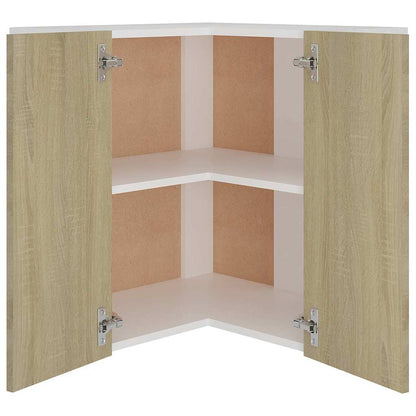 Eckhängeschrank Lyon Sonoma-Eiche 57x57x60 cm Holzwerkstoff