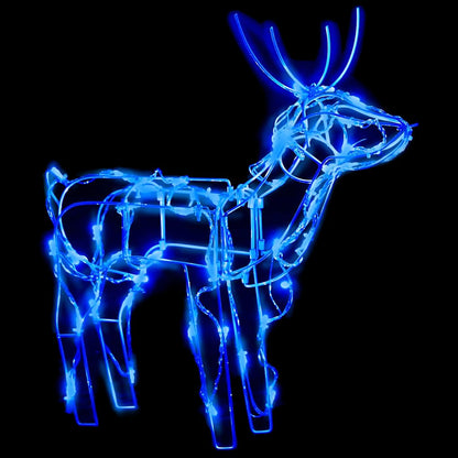 3-tlg. LED-Rentiere Set Weihnachtsdeko 229 LEDs