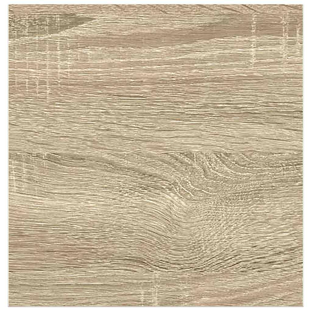 Schweberegal Eichen-Optik und Weiß 23x23,5x3,8 cm MDF