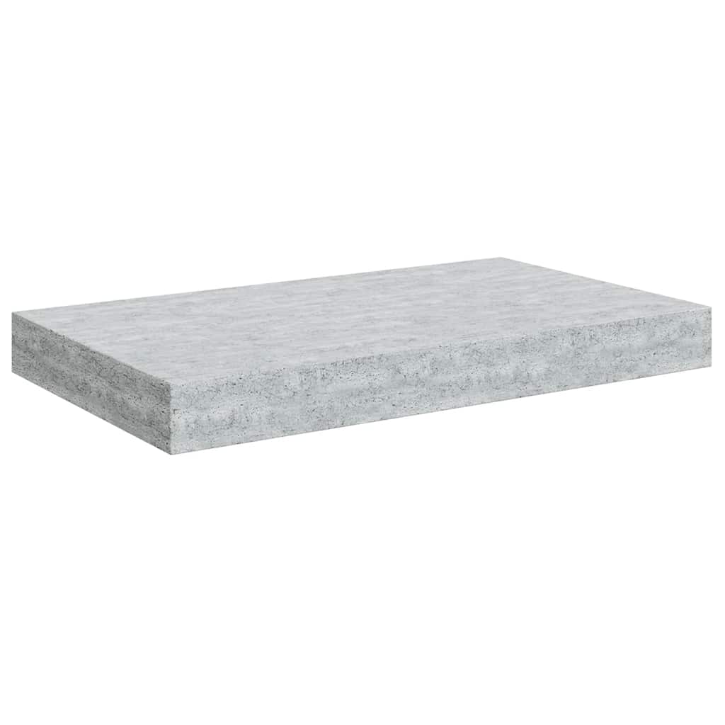 Schweberegal Betongrau 40x23x3,8 cm MDF