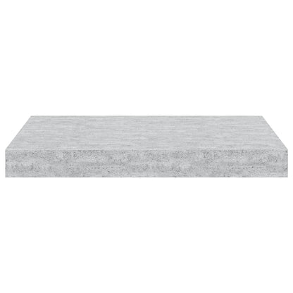 Schweberegal Betongrau 40x23,5x3,8 cm MDF