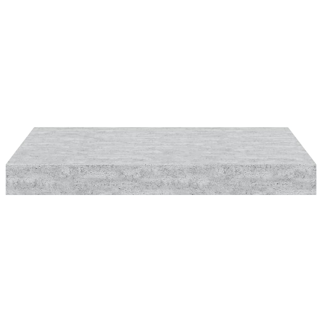 Schweberegal Betongrau 40x23,5x3,8 cm MDF
