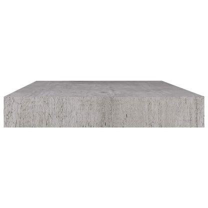 Schweberegal Betongrau 50x23,5x3,8 cm MDF
