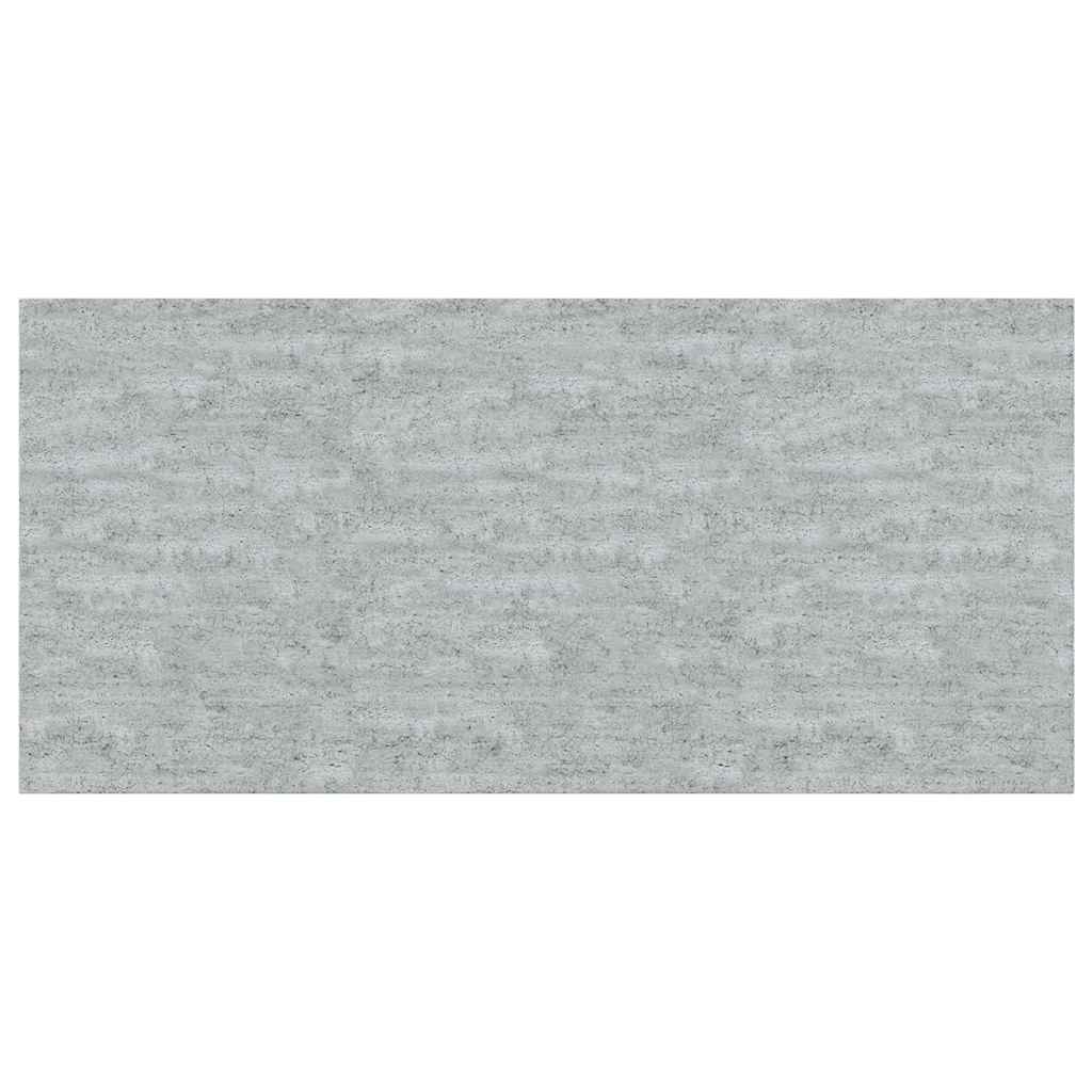 Schweberegale 2 Stk. Betongrau 50x23x3,8 cm MDF
