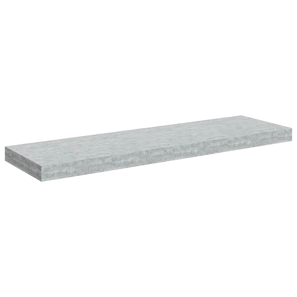 Schweberegal Betongrau 80x23,5x3,8 cm MDF