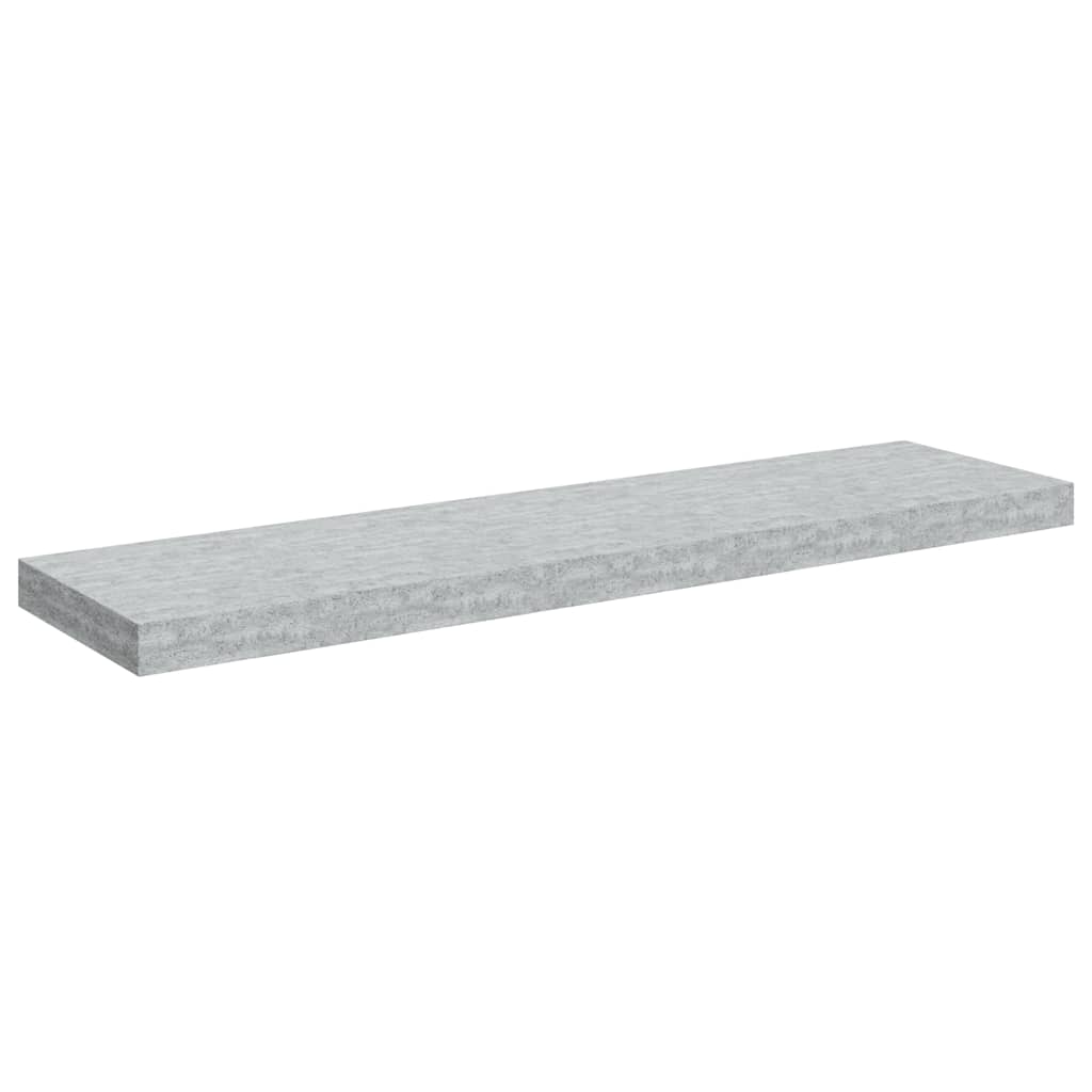 Schweberegal Betongrau 90x23,5x3,8 cm MDF