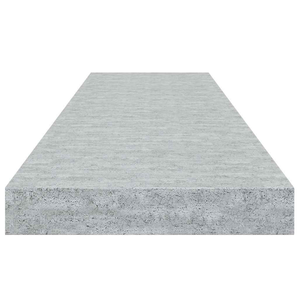 Schweberegal Betongrau 90x23,5x3,8 cm MDF